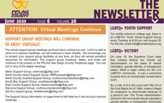 PFLAG San Diego County Newsletter June 2020