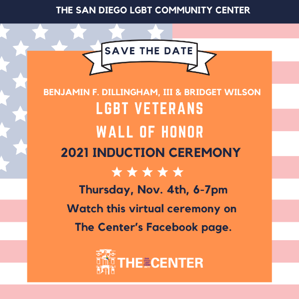 LGBT Veterans Wall of Honor Induction Ceremony