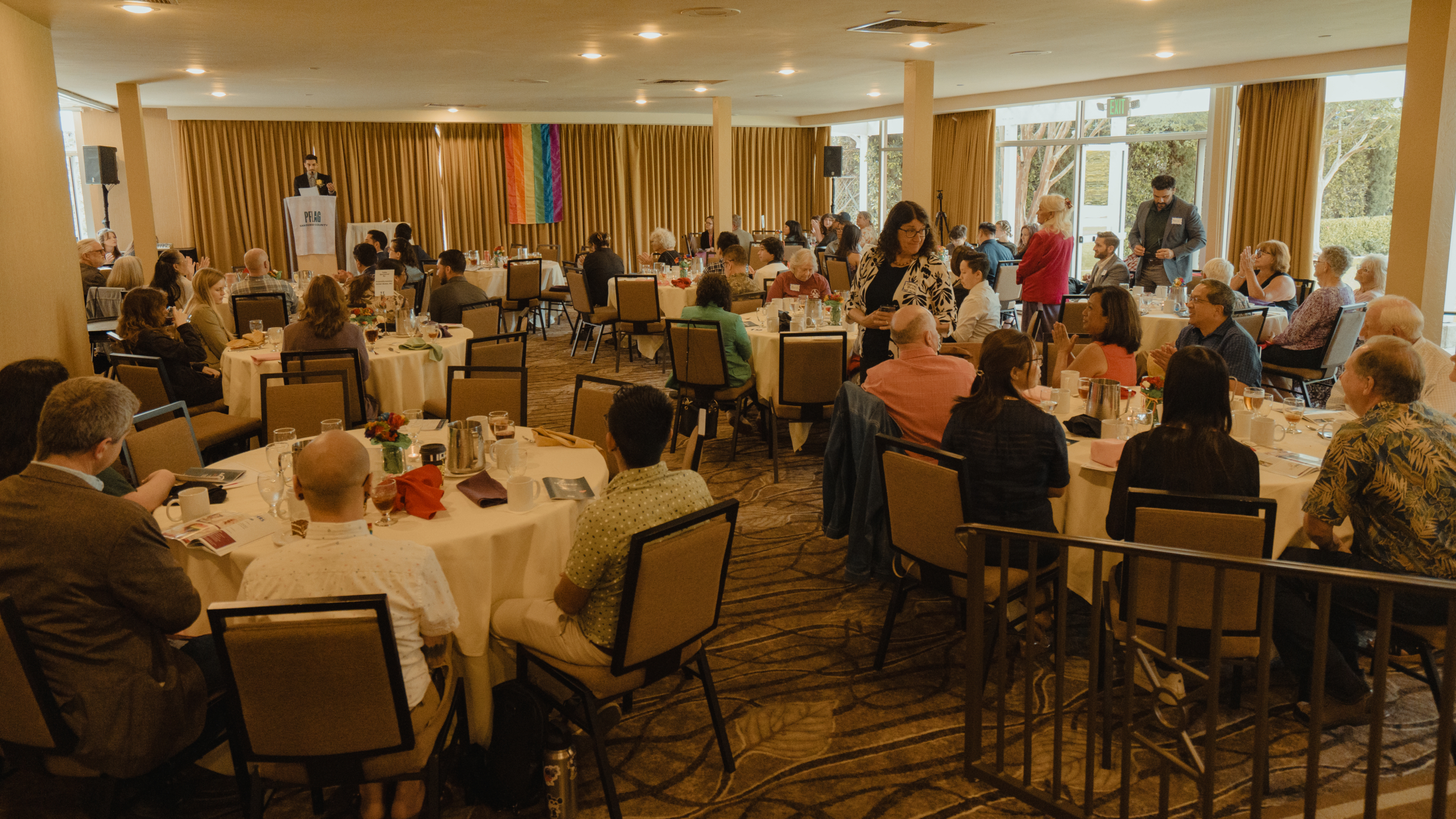 tables from scholarship luncheon 2024